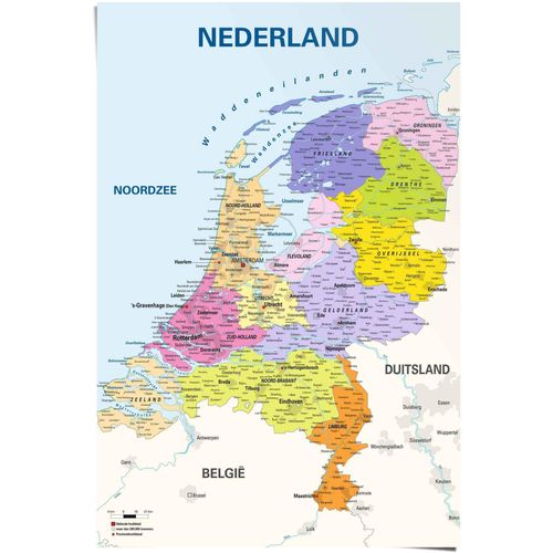 8714597552683 - Poster REINDERS Poster Schulkarte Niederlande Niederländisch - Niederländischer Text Bilder Gr B H 61 cm x 915 cm Landkarten 1 St bunt (mehrfarbig) Poster 8714597552683 - Poster REINDERS Poster Schulkarte Niederlande Niederländisch - Niederländischer Text Bilder Gr B H 61 cm x 915 cm Landkarten 1 St bunt (mehrfarbig) Poster