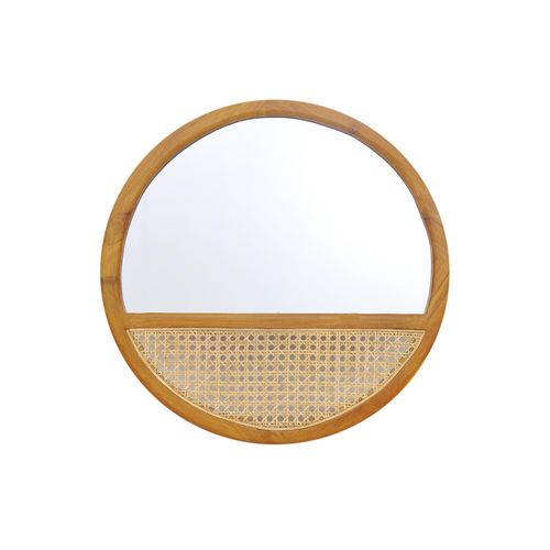 4055195535505 - Wandspiegel SIT beige (natur) Spiegel B H T 60cm x 60cm x 3cm Ø 60cm rundmit Rattan Massivholz Geflecht Rattan Rattangeflecht im unteren Drittel des Spiegels B60cm H60cm T3cm 4055195535505 - Wandspiegel SIT beige (natur) Spiegel B H T 60cm x 60cm x 3cm Ø 60cm rundmit Rattan Massivholz Geflecht Rattan Rattangeflecht im unteren Drittel des Spiegels B60cm H60cm T3cm