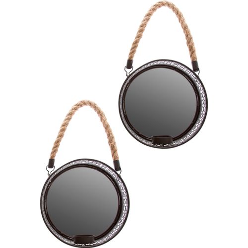 4250965953668 - Spiegelwandblaker MYFLAIR MÖBEL & ACCESSOIRES Anandi schwarz Spiegel Gr B H T 18 cm x 18 cm x 18 cm Antikoptik schwarz Dekospiegel Landhaus rund 4250965953668 - Spiegelwandblaker MYFLAIR MÖBEL & ACCESSOIRES Anandi schwarz Spiegel Gr B H T 18 cm x 18 cm x 18 cm Antikoptik schwarz Dekospiegel Landhaus rund