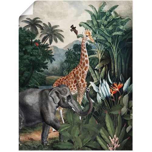 4062144648841 - Wandbild ARTLAND Afrikanischer Dschungel Bilder Gr B H 60 cm x 80 cm Poster Wildtiere Hochformat 1 St grün Kunstdrucke als Alubild Leinwandbild Wandaufkleber oder Poster in versch Größen 4062144648841 - Wandbild ARTLAND Afrikanischer Dschungel Bilder Gr B H 60 cm x 80 cm Poster Wildtiere Hochformat 1 St grün Kunstdrucke als Alubild Leinwandbild Wandaufkleber oder Poster in versch Größen