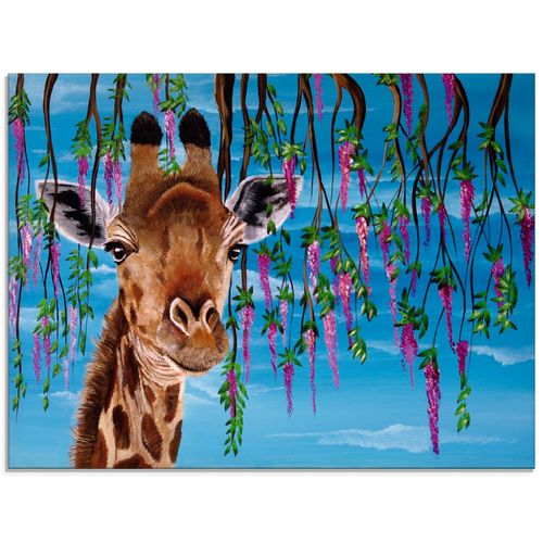 4062144130582 - Glasbild ARTLAND Giraffe Bilder Gr B H 60 cm x 45 cm Glasbild Wildtiere Querformat 1 St blau Bild Glasbild Glasbilder Bilder in verschiedenen Größen 4062144130582 - Glasbild ARTLAND Giraffe Bilder Gr B H 60 cm x 45 cm Glasbild Wildtiere Querformat 1 St blau Bild Glasbild Glasbilder Bilder in verschiedenen Größen