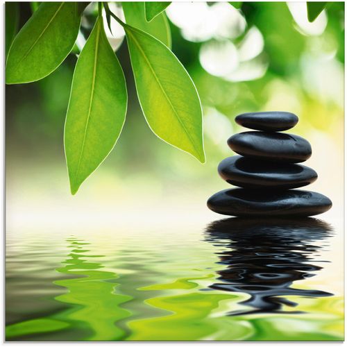 4055327046541 - Glasbild ARTLAND Zen Steinpyramide auf Wasseroberfläche Bilder Gr B H 20 cm x 20 cm Zen 1 St grün Glasbilder Bilder in verschiedenen Größen 4055327046541 - Glasbild ARTLAND Zen Steinpyramide auf Wasseroberfläche Bilder Gr B H 20 cm x 20 cm Zen 1 St grün Glasbilder Bilder in verschiedenen Größen