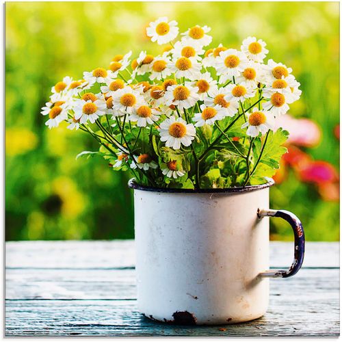 4058661637017 - Glasbild ARTLAND Frühlingsgarten mit Gänseblümchen Bilder Gr B H 20 cm x 20 cm Blumen 1 St grün Glasbilder Bilder in verschiedenen Größen 4058661637017 - Glasbild ARTLAND Frühlingsgarten mit Gänseblümchen Bilder Gr B H 20 cm x 20 cm Blumen 1 St grün Glasbilder Bilder in verschiedenen Größen
