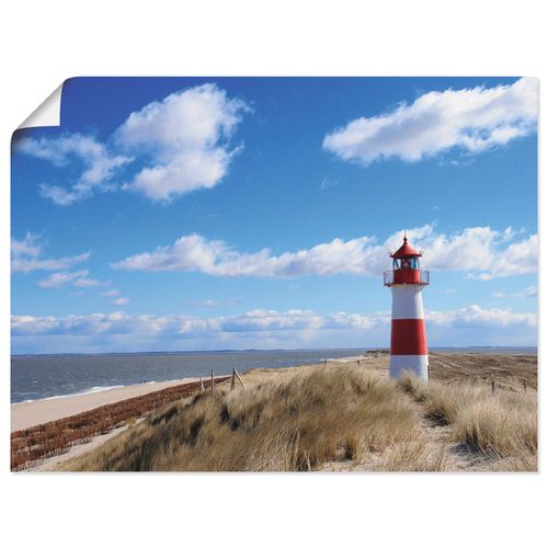 4062144535639 - Wandbild ARTLAND Leuchtturm Sylt Bilder Gr B H 80 cm x 60 cm Poster Gebäude Querformat 1 St blau Bild Leinwandbild Kunstdrucke Bilder als Alubild Leinwandbild Wandaufkleber oder Poster in versch Größen 4062144535639 - Wandbild ARTLAND Leuchtturm Sylt Bilder Gr B H 80 cm x 60 cm Poster Gebäude Querformat 1 St blau Bild Leinwandbild Kunstdrucke Bilder als Alubild Leinwandbild Wandaufkleber oder Poster in versch Größen