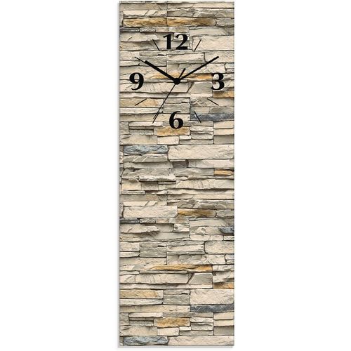 4062144832615 - Wanduhr ARTLAND Braune alte Ziegelmauer Wanduhren Gr B H T 20 cm x 60 cm x 18 cm Quarzuhr beige (natur) Wanduhren wahlweise mit Quarz- oder Funhuhrwerk lautlos ohne Tickgeräusche 4062144832615 - Wanduhr ARTLAND Braune alte Ziegelmauer Wanduhren Gr B H T 20 cm x 60 cm x 18 cm Quarzuhr beige (natur) Wanduhren wahlweise mit Quarz- oder Funhuhrwerk lautlos ohne Tickgeräusche