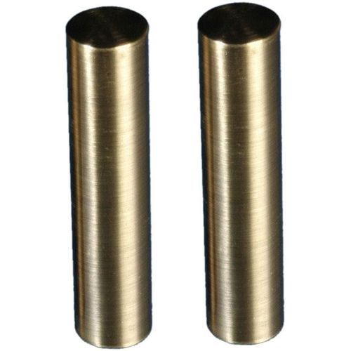 4016318276897 - Gardinenstangen-Endstück Signum Gr 1 gold (messingfarben antik) H2cm L85cm Ø16cm Gardinenstangenendstücke für Gardinenstangen Ø 16 mm