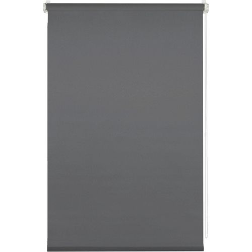 4003018369165 - Seitenzugrollo MY HOME Uni Klemmrollo Rollos Gr 150 cm einseitig verschiebbar 45 cm grau (anthrazit) Kinder Kinderzimmer-Rollos Schraubmontage möglich