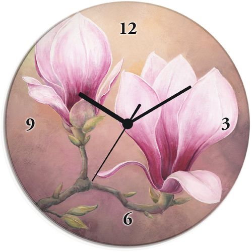 4055327081139 - Wanduhr ARTLAND Späte Magnolie Wanduhren Gr T 18 cm Quarzuhr lila Wanduhren wahlweise mit Quarz- oder Funhuhrwerk lautlos ohne Tickgeräusche 4055327081139 - Wanduhr ARTLAND Späte Magnolie Wanduhren Gr T 18 cm Quarzuhr lila Wanduhren wahlweise mit Quarz- oder Funhuhrwerk lautlos ohne Tickgeräusche