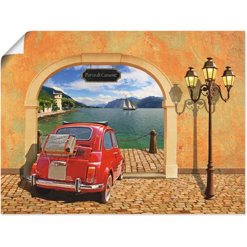 4055327372497 - Wandbild ARTLAND Kleiner italienischer Hafen Bilder Gr B H 40 cm x 30 cm Poster Auto 1 St orange Bild Kunstdruck Poster Bilder als Leinwandbild Wandaufkleber oder in versch Größen 4055327372497 - Wandbild ARTLAND Kleiner italienischer Hafen Bilder Gr B H 40 cm x 30 cm Poster Auto 1 St orange Bild Kunstdruck Poster Bilder als Leinwandbild Wandaufkleber oder in versch Größen