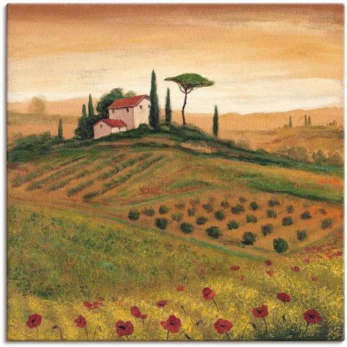4055327138369 - Wandbild ARTLAND Toskanalandschaft mit Mohnblumen I Bilder Gr B H 30 cm x 30 cm Leinwandbild Bilder von Europa quadratisch 1 St braun Kunstdrucke als Alubild Leinwandbild Wandaufkleber oder Poster in versch Größen 4055327138369 - Wandbild ARTLAND Toskanalandschaft mit Mohnblumen I Bilder Gr B H 30 cm x 30 cm Leinwandbild Bilder von Europa quadratisch 1 St braun Kunstdrucke als Alubild Leinwandbild Wandaufkleber oder Poster in versch Größen