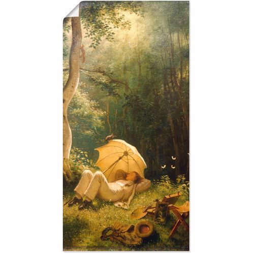 4055327565165 - Wandbild ARTLAND Der Maler (Rast im Walde) Bilder Gr B H 30 cm x 60 cm Poster Mann 1 St grün Bild Poster Bilder als Leinwandbild Wandaufkleber oder in versch Größen 4055327565165 - Wandbild ARTLAND Der Maler (Rast im Walde) Bilder Gr B H 30 cm x 60 cm Poster Mann 1 St grün Bild Poster Bilder als Leinwandbild Wandaufkleber oder in versch Größen