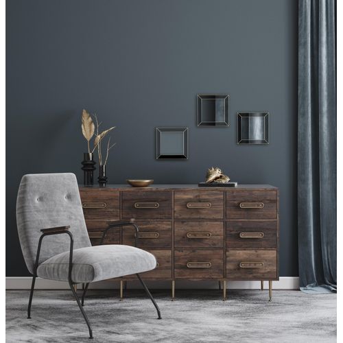 4251820309156 - Dekospiegel MIRRORS AND MORE Alexandra gold B30cm H30cm T2cm Glas Spiegel 4251820309156 - Dekospiegel MIRRORS AND MORE Alexandra gold B30cm H30cm T2cm Glas Spiegel