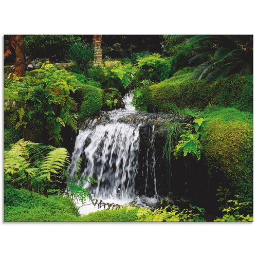 4058661697929 - Glasbild ARTLAND Wasserfall im Grünen Bilder Gr B H 60 cm x 45 cm Glasbild Gewässer Querformat 1 St grün Bild Glasbild Glasbilder Bilder in verschiedenen Größen 4058661697929 - Glasbild ARTLAND Wasserfall im Grünen Bilder Gr B H 60 cm x 45 cm Glasbild Gewässer Querformat 1 St grün Bild Glasbild Glasbilder Bilder in verschiedenen Größen