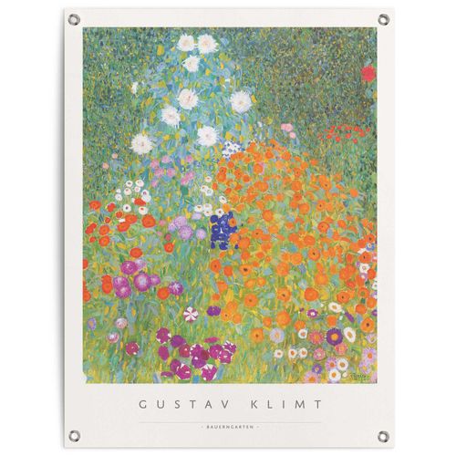 8714597638592 - Poster REINDERS Gustav Klimt - Bauerngarten bunt (farbe bild(er) bunt) B60cm H80cm T01cm Leinwand Bilder Outdoor für Garten oder Balkon 8714597638592 - Poster REINDERS Gustav Klimt - Bauerngarten bunt (farbe bild(er) bunt) B60cm H80cm T01cm Leinwand Bilder Outdoor für Garten oder Balkon