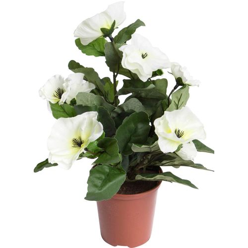 4260600494074 - Kunstblume MY HOME Stiefmütterchen beige (creme weiß) B18cm H27cm T18cm Ø18cm Kunststoff Kunstpflanzen 4260600494074 - Kunstblume MY HOME Stiefmütterchen beige (creme weiß) B18cm H27cm T18cm Ø18cm Kunststoff Kunstpflanzen