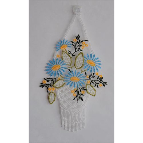 4028298317408 - Fensterbild STICKEREIEN PLAUEN Blumenampel Gr 1 bunt (blau grün weiß) B15 H26 Polyester Fensterbilder 4028298317408 - Fensterbild STICKEREIEN PLAUEN Blumenampel Gr 1 bunt (blau grün weiß) B15 H26 Polyester Fensterbilder