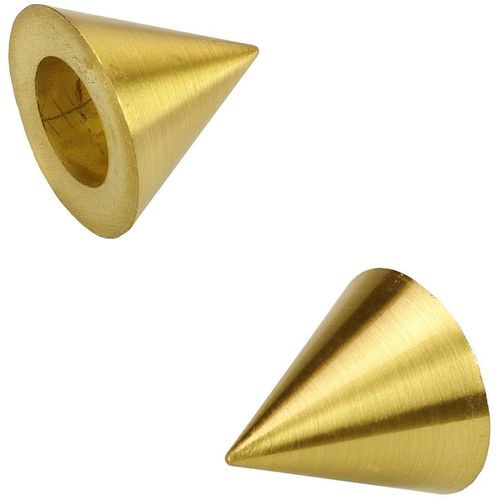 4016318166907 - Gardinenstangen-Endstück Cone gold (goldfarben matt) L3cm Ø16cm Gardinenstangenendstücke für Gardinenstangen Ø 16 mm 4016318166907 - Gardinenstangen-Endstück Cone gold (goldfarben matt) L3cm Ø16cm Gardinenstangenendstücke für Gardinenstangen Ø 16 mm