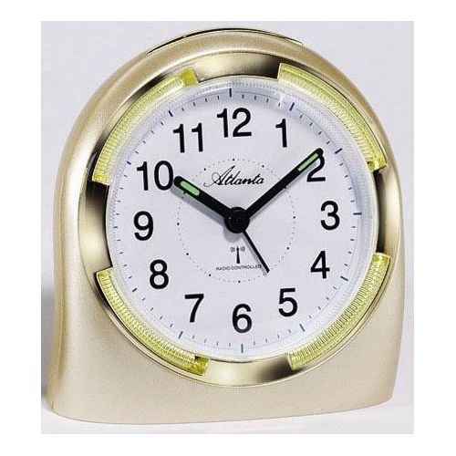 4026934140496 - Funkwecker ATLANTA 1404 9 gold (goldfarben) Wecker