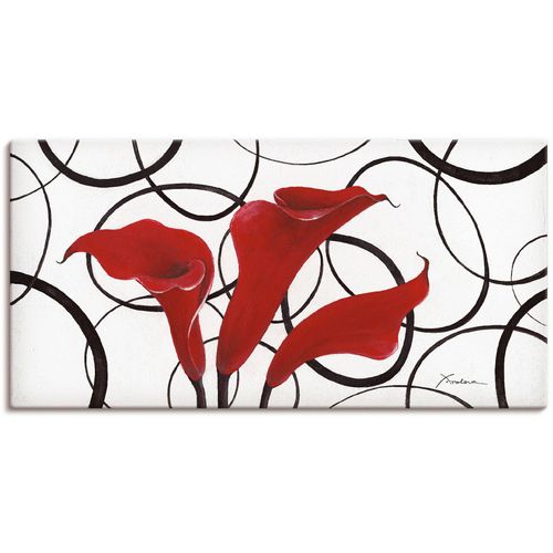 4055327158077 - Wandbild ARTLAND Callas Bilder Gr B H 100 cm x 50 cm Leinwandbild Blumen 1 St schwarz Bild Poster Bilder als Alubild Leinwandbild Wandaufkleber oder in versch Größen 4055327158077 - Wandbild ARTLAND Callas Bilder Gr B H 100 cm x 50 cm Leinwandbild Blumen 1 St schwarz Bild Poster Bilder als Alubild Leinwandbild Wandaufkleber oder in versch Größen