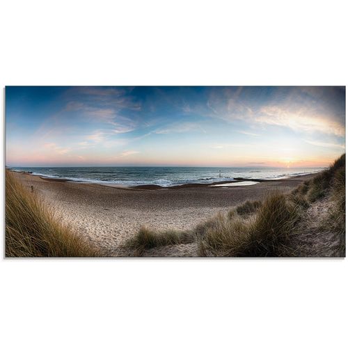4059745439879 - Glasbild ARTLAND Strand und Sanddünen am Hengistbury Head Bilder Gr B H 100 cm x 50 cm Glasbild Küste 1 St blau Glasbilder in verschiedenen Größen 4059745439879 - Glasbild ARTLAND Strand und Sanddünen am Hengistbury Head Bilder Gr B H 100 cm x 50 cm Glasbild Küste 1 St blau Glasbilder in verschiedenen Größen