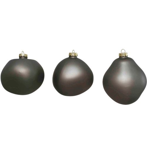 4255572249463 - Weihnachtsbaumkugel Birdelle matt Weihnachtsdeko Christbaumschmuck Christbaumkugeln grau (grau matt) Ø10cm Glas Weihnachtsbaumkugeln Weihnachtsbaumkugeln Baumkugeln in organischer Form Ø 10 cm organische Kugeln aus Glas 4255572249463 - Weihnachtsbaumkugel Birdelle matt Weihnachtsdeko Christbaumschmuck Christbaumkugeln grau (grau matt) Ø10cm Glas Weihnachtsbaumkugeln Weihnachtsbaumkugeln Baumkugeln in organischer Form Ø 10 cm organische Kugeln aus Glas