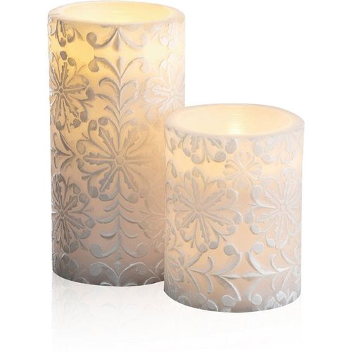 4000870480090 - PAULEEN LED Dekolicht LED-Kerze Wachskerze Little Lilac Candle 2er Set weiß (weiß flieder) Ø78cm Lampen 4000870480090 - PAULEEN LED Dekolicht LED-Kerze Wachskerze Little Lilac Candle 2er Set weiß (weiß flieder) Ø78cm Lampen