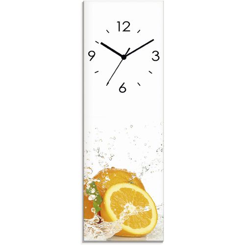 4062144286760 - Wanduhr ARTLAND Orange mit Spritzwasser Wanduhren Gr B H T 20 cm x 60 cm x 18 cm Quarzuhr orange Wanduhren wahlweise mit Quarz- oder Funhuhrwerk lautlos ohne Tickgeräusche 4062144286760 - Wanduhr ARTLAND Orange mit Spritzwasser Wanduhren Gr B H T 20 cm x 60 cm x 18 cm Quarzuhr orange Wanduhren wahlweise mit Quarz- oder Funhuhrwerk lautlos ohne Tickgeräusche