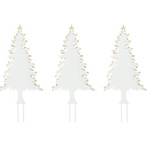 4064118993582 - Dekobaum CREATIV DECO Weihnachtsdeko Dekofiguren Gr B H T 1250 cm x 3300 cm x 050 cm weiß Dekoweihnachtsbäume zum Stecken
