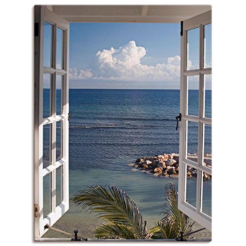 4055327242615 - Wandbild ARTLAND Fenster zum Paradies Bilder Gr B H 60 cm x 80 cm Leinwandbild Fensterblick Hochformat 1 St blau Bild Metallbild Metallbilder Bilder als Alubild Leinwandbild Wandaufkleber oder Poster in versch Größen 4055327242615 - Wandbild ARTLAND Fenster zum Paradies Bilder Gr B H 60 cm x 80 cm Leinwandbild Fensterblick Hochformat 1 St blau Bild Metallbild Metallbilder Bilder als Alubild Leinwandbild Wandaufkleber oder Poster in versch Größen