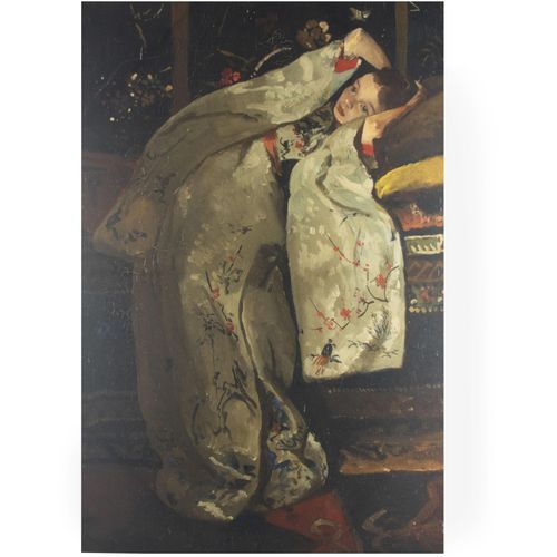 5011583372861 - Leinwandbild ART FOR THE HOME Mädchen in weißem Kimono Bilder Gr Ø braun (braun weiß) Leinwandbilder Bilder 70x100cm 5011583372861 - Leinwandbild ART FOR THE HOME Mädchen in weißem Kimono Bilder Gr Ø braun (braun weiß) Leinwandbilder Bilder 70x100cm