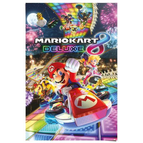 8714597637854 - Poster REINDERS Mario Kart 8 - deluxe bunt (farbe bild(er) bunt) B61cm H915cm T01cm Papier Bilder 8714597637854 - Poster REINDERS Mario Kart 8 - deluxe bunt (farbe bild(er) bunt) B61cm H915cm T01cm Papier Bilder