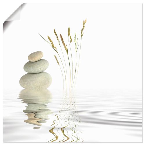 4055327614863 - Wandbild ARTLAND Zen Friede Bilder Gr B H 30 cm x 30 cm Poster Zen quadratisch 1 St weiß Bild Poster Bilder als Alubild Leinwandbild Wandaufkleber oder in versch Größen 4055327614863 - Wandbild ARTLAND Zen Friede Bilder Gr B H 30 cm x 30 cm Poster Zen quadratisch 1 St weiß Bild Poster Bilder als Alubild Leinwandbild Wandaufkleber oder in versch Größen