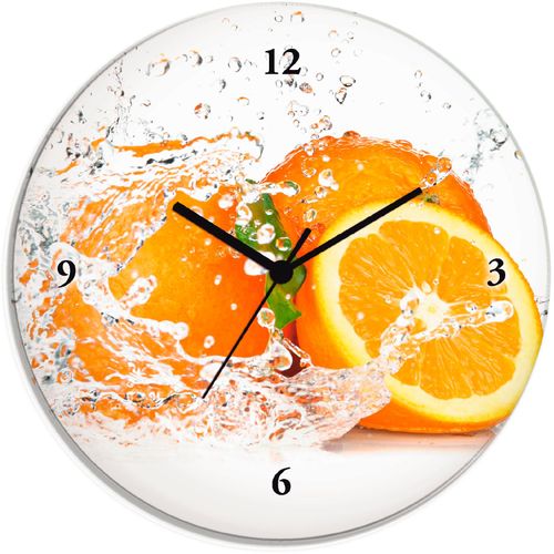 4055327067133 - Wanduhr ARTLAND Orange mit Spritzwasser Wanduhren Gr T 18 cm Quarzuhr orange Wanduhren wahlweise mit Quarz- oder Funhuhrwerk lautlos ohne Tickgeräusche 4055327067133 - Wanduhr ARTLAND Orange mit Spritzwasser Wanduhren Gr T 18 cm Quarzuhr orange Wanduhren wahlweise mit Quarz- oder Funhuhrwerk lautlos ohne Tickgeräusche