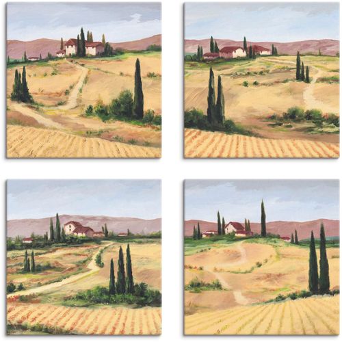 4055327015257 - Leinwandbild ARTLAND Die toskanische Landschaften Bilder Gr B H 40 cm x 40 cm Leinwandbild Europa quadratisch 4 St braun Bild Leinwandbild Leinwandbilder Bilder 4er Set verschiedene Größen 4055327015257 - Leinwandbild ARTLAND Die toskanische Landschaften Bilder Gr B H 40 cm x 40 cm Leinwandbild Europa quadratisch 4 St braun Bild Leinwandbild Leinwandbilder Bilder 4er Set verschiedene Größen