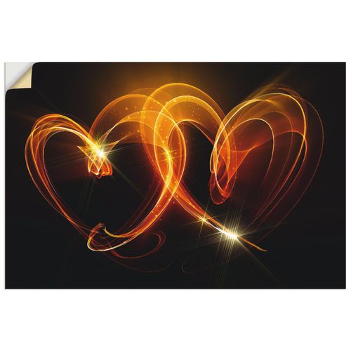 4059745786508 - Wandbild ARTLAND Verbundenheit Bilder Gr B H 30 cm x 20 cm Wandaufkleber - Vinyl Herzen Querformat 1 St goldfarben Bild Poster Bilder als Alubild Leinwandbild Wandaufkleber oder in versch Größen 4059745786508 - Wandbild ARTLAND Verbundenheit Bilder Gr B H 30 cm x 20 cm Wandaufkleber - Vinyl Herzen Querformat 1 St goldfarben Bild Poster Bilder als Alubild Leinwandbild Wandaufkleber oder in versch Größen
