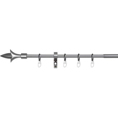 4040255651684 - Gardinenstange MYDECO lance Gardinenstangen Gr L 130 cm - 240 cm Ø 16 mm 1 St 1 läufig silberfarben Gardinenstange Gardinenstangen Wandmontage 4040255651684 - Gardinenstange MYDECO lance Gardinenstangen Gr L 130 cm - 240 cm Ø 16 mm 1 St 1 läufig silberfarben Gardinenstange Gardinenstangen Wandmontage