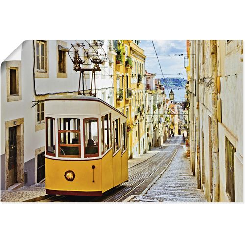 4062144630969 - Wandbild ARTLAND Ascensor da Gloria in Lissabon Bilder Gr B H 60 cm x 40 cm Poster Zugbilder Querformat 1 St gelb Kunstdrucke als Alubild Leinwandbild Wandaufkleber oder Poster in versch Größen 4062144630969 - Wandbild ARTLAND Ascensor da Gloria in Lissabon Bilder Gr B H 60 cm x 40 cm Poster Zugbilder Querformat 1 St gelb Kunstdrucke als Alubild Leinwandbild Wandaufkleber oder Poster in versch Größen