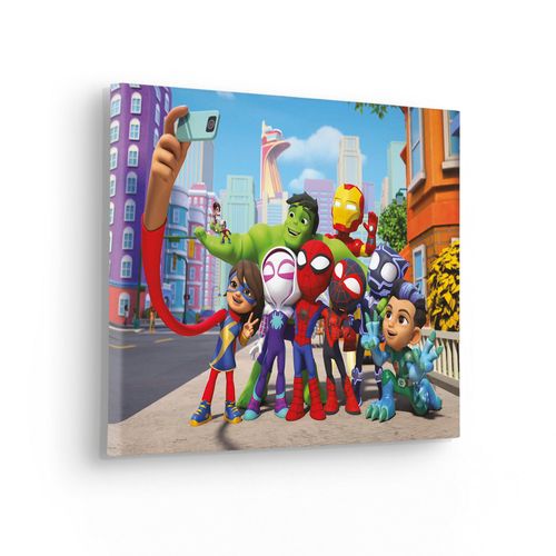 4055065032608 - Leinwandbild KOMAR Spidey and His Amazing Friends Selfie - Größe 40 x 30 cm bunt (farbe rahmen braun farbe bild(er) bunt) B40cm H30cm T2cm Papier Holz Bilder Keilrahmenbild mit Echtholzrahmen Kinderzimmer 4055065032608 - Leinwandbild KOMAR Spidey and His Amazing Friends Selfie - Größe 40 x 30 cm bunt (farbe rahmen braun farbe bild(er) bunt) B40cm H30cm T2cm Papier Holz Bilder Keilrahmenbild mit Echtholzrahmen Kinderzimmer