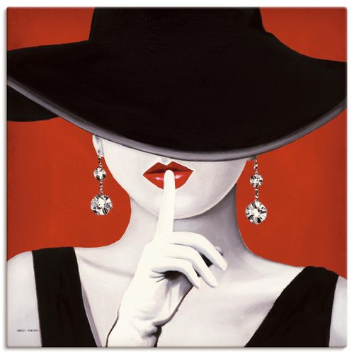 4055327709040 - Wandbild ARTLAND Hut ab I Bilder Gr B H 70 cm x 70 cm Leinwandbild Frau quadratisch 1 St rot Bild Poster Bilder als Leinwandbild Wandaufkleber oder in versch Größen 4055327709040 - Wandbild ARTLAND Hut ab I Bilder Gr B H 70 cm x 70 cm Leinwandbild Frau quadratisch 1 St rot Bild Poster Bilder als Leinwandbild Wandaufkleber oder in versch Größen
