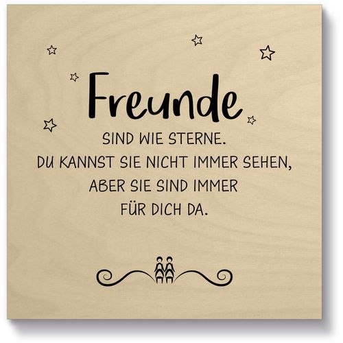 4062144833636 - Holzbild ARTLAND Freunde II Bilder Gr B H T 15 cm x 15 cm x 21 cm Sprüche & Texte quadratisch 1 St beige (natur) Holzbilder 4062144833636 - Holzbild ARTLAND Freunde II Bilder Gr B H T 15 cm x 15 cm x 21 cm Sprüche & Texte quadratisch 1 St beige (natur) Holzbilder