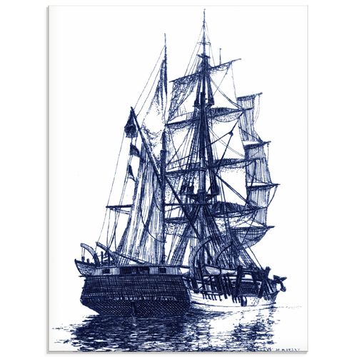 4058661314734 - Glasbild ARTLAND Antikes Schiff in blau I Bilder Gr B H 45 cm x 60 cm Glasbild Boote & Schiffe Hochformat 1 St beige (naturfarben) Bild Glasbild Glasbilder Bilder in verschiedenen Größen 4058661314734 - Glasbild ARTLAND Antikes Schiff in blau I Bilder Gr B H 45 cm x 60 cm Glasbild Boote & Schiffe Hochformat 1 St beige (naturfarben) Bild Glasbild Glasbilder Bilder in verschiedenen Größen