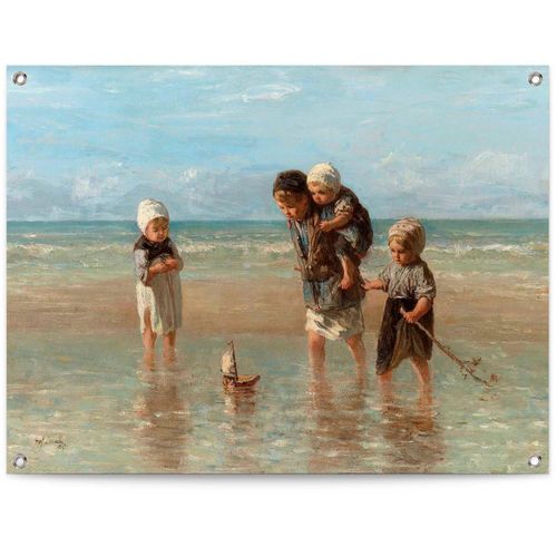 8714597628036 - Poster REINDERS Kinder des Meeres beige (farbe bild(er) beige) B80cm H60cm T01cm Leinwand Bilder