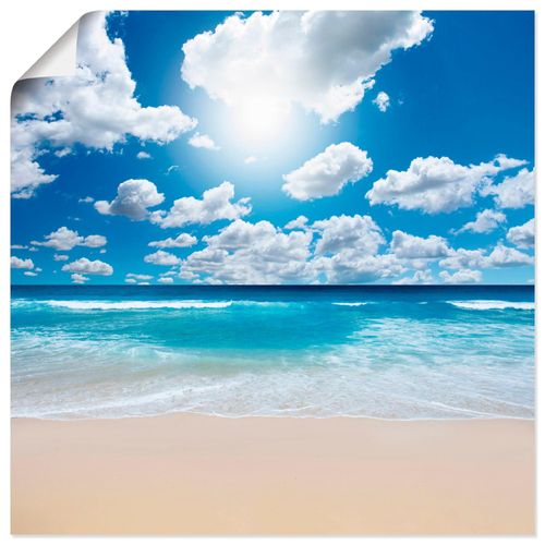 4055327614825 - Wandbild ARTLAND Großartige Strandlandschaft Bilder Gr B H 40 cm x 40 cm Poster Strand quadratisch 1 St blau Bild Metallbild Metallbilder Bilder als Alubild Leinwandbild Wandaufkleber oder Poster in versch Größen 4055327614825 - Wandbild ARTLAND Großartige Strandlandschaft Bilder Gr B H 40 cm x 40 cm Poster Strand quadratisch 1 St blau Bild Metallbild Metallbilder Bilder als Alubild Leinwandbild Wandaufkleber oder Poster in versch Größen