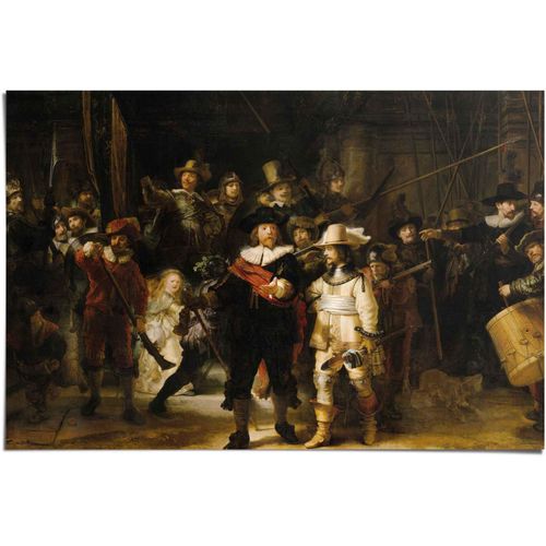 8714597538854 - Poster REINDERS Rembrandt Die Nachtwache braun (farbe bild(er) braun) B915cm H61cm Papier Bilder 8714597538854 - Poster REINDERS Rembrandt Die Nachtwache braun (farbe bild(er) braun) B915cm H61cm Papier Bilder