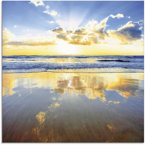 4055327023085 - Glasbild ARTLAND Sonnenaufgang über dem Ozean Bilder Gr B H 50 cm x 50 cm Glasbild Himmel 1 St blau Glasbilder in verschiedenen Größen 4055327023085 - Glasbild ARTLAND Sonnenaufgang über dem Ozean Bilder Gr B H 50 cm x 50 cm Glasbild Himmel 1 St blau Glasbilder in verschiedenen Größen