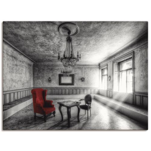 4059745127745 - Wandbild ARTLAND Lost Place - Roter Sessel Bilder Gr B H 40 cm x 30 cm Leinwandbild Architektonische Elemente Querformat 1 St schwarz Bild Leinwandbild Kunstdrucke Bilder als Alubild Leinwandbild Wandaufkleber oder Poster in versch Größen 4059745127745 - Wandbild ARTLAND Lost Place - Roter Sessel Bilder Gr B H 40 cm x 30 cm Leinwandbild Architektonische Elemente Querformat 1 St schwarz Bild Leinwandbild Kunstdrucke Bilder als Alubild Leinwandbild Wandaufkleber oder Poster in versch Größen
