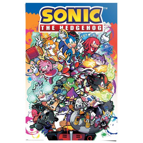 8714597637885 - Poster REINDERS Sonic The Hedgehog - sonic comic characters bunt (farbe bild(er) bunt) B61cm H915cm T01cm Papier Bilder