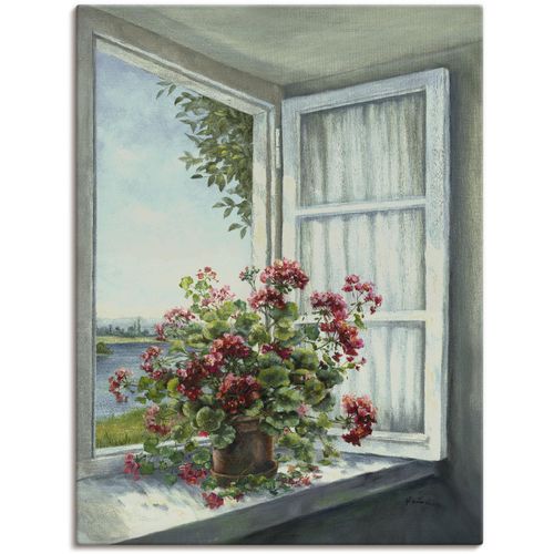 4055327291491 - Wandbild ARTLAND Geranien am Fenster Bilder Gr B H 30 cm x 40 cm Leinwandbild Blumen 1 St weiß Bild Metallbild Metallbilder Bilder als Alubild Leinwandbild Wandaufkleber oder Poster in versch Größen 4055327291491 - Wandbild ARTLAND Geranien am Fenster Bilder Gr B H 30 cm x 40 cm Leinwandbild Blumen 1 St weiß Bild Metallbild Metallbilder Bilder als Alubild Leinwandbild Wandaufkleber oder Poster in versch Größen