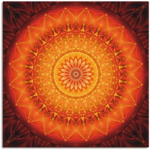 4057738366836 - Wandbild ARTLAND Mandala Energie 1 Bilder Gr B H 40 cm x 40 cm Leinwandbild Muster quadratisch 1 St orange Bild Poster Bilder als Leinwandbild Wandaufkleber oder in versch Größen 4057738366836 - Wandbild ARTLAND Mandala Energie 1 Bilder Gr B H 40 cm x 40 cm Leinwandbild Muster quadratisch 1 St orange Bild Poster Bilder als Leinwandbild Wandaufkleber oder in versch Größen
