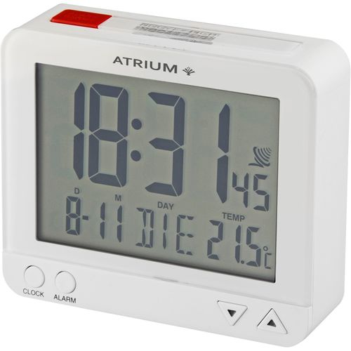 4037921003779 - Funkwecker ATRIUM A760-0 weiß Wecker Digitalwecker Quarzwecker Innentemperatur Schlafzimmer 4037921003779 - Funkwecker ATRIUM A760-0 weiß Wecker Digitalwecker Quarzwecker Innentemperatur Schlafzimmer